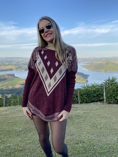 Poncho étnico - comprar online