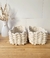Set canastos de algodon - comprar online