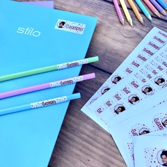 Adesivo Escolar com foto - Bolinha vermelha - comprar online