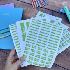 Adesivo Escolar Verde - New Print