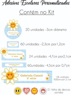 Adesivo Escolar Margarida - loja online