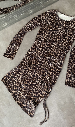 Vestido frunce Print en internet