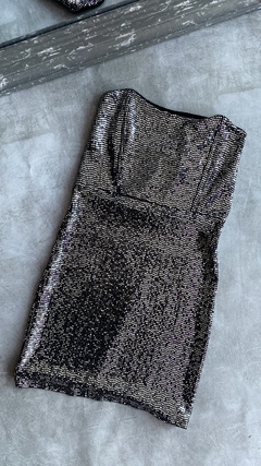Vestido strapless transfer - comprar online
