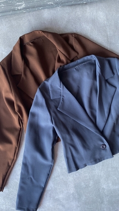 Blazer sastrero crop