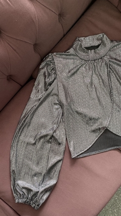 Top media polera silver - comprar online