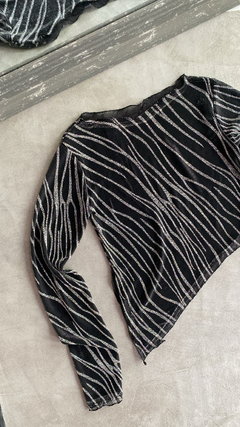 Remera tul brillo - comprar online