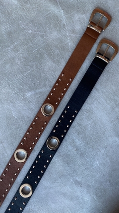 Cinturon tachas arandelas - comprar online