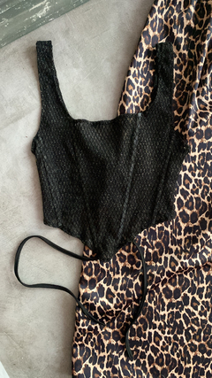 Pollera print saten - comprar online