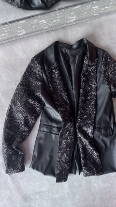 Blazer eco mangas brillo - comprar online