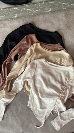 Remera morley frunce