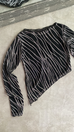 Remera tul brillo