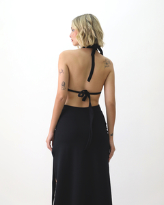 Vestido Microfibra cutout