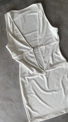 Vestido Microfibra aplique