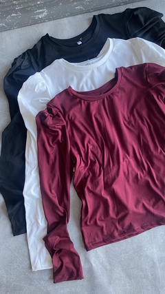 Remera soft manga globo - BETULA