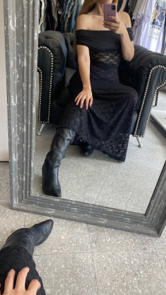 Vestido Bardot Encaje