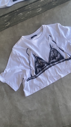 Crop estampada