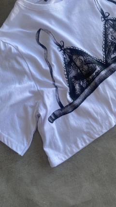 Crop estampada - comprar online