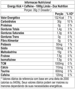 ENERGY KICK 1000G MELANCIA - DUX NUTRITION - loja do atleta