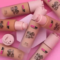 BASE MATTE COVER 12HR TAN PINK UP - Lunaglowshop.cl