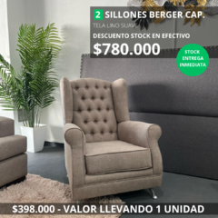 SOFA BERGER CAPOTONE STOCK - comprar online