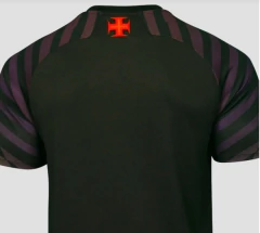 Camisa Kappa Vasco Aquecimento Preta Masculina 2024 - loja online