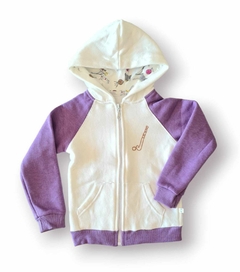 CAMPERA HOCKEY CRUDO Y LILA - comprar online
