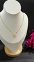 Colar de Inicial Cravejado - Conjunto + pingente LETRA A - comprar online