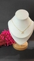 Colar de Inicial Cravejado - Conjunto + pingente LETRA B - comprar online