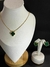 Colar Trevo Verde - Banhado a ouro 18k na internet