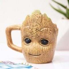 Caneca 3D em cerâmica Marvel eu sou o Groot