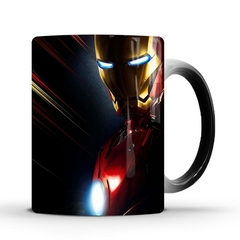 Caneca mágica em cerâmica Homem de Ferro da Marvel