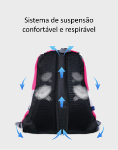 mochila para pet confeccionada em material respirável e macio