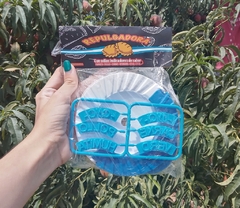 Repulgadora de empanadas con sellos indicadores de sabor