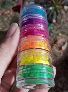Torre de pigmentos Neón x6 colores en internet