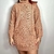 VESTIDO DE TRICOT MAX GOLA - NUDE - loja online