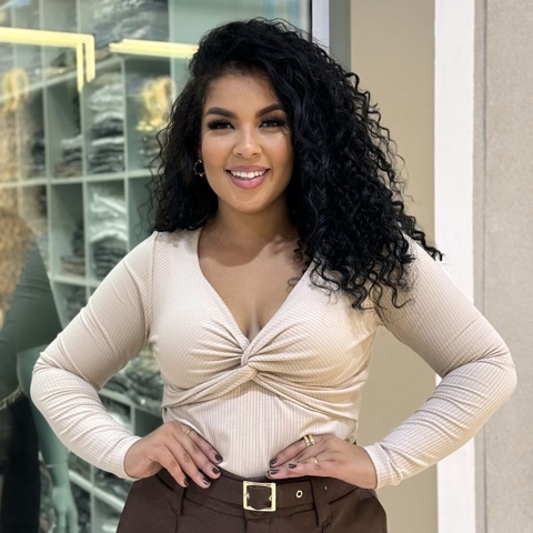 BLUSA CANELADA NOZINHO - comprar online