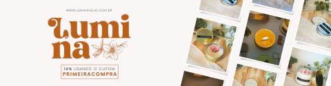 Imagem do banner rotativo Lumina Velas