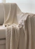Manta Tricot Entrelace Offwhite