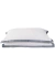 Fronha Avulsa Casual 400 Fios - Cor: Branco com Detalhe Cinza