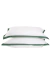 Kit Fronha Casual 400 Fios - Cor: Branco com Detalhe Verde