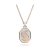 Colgante Swarovski Signum Blanco con Baño tono oro rosa