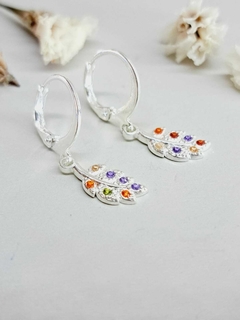 Argollas Hojitas 12 mm - comprar online