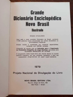 Dicionário Sinônimos e Antônimos (2 Volumes) Editora Novo Brasil. - Sebo Raridades