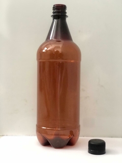 Envase Pet 1 litro Bebidas Cristal Incluye tapa