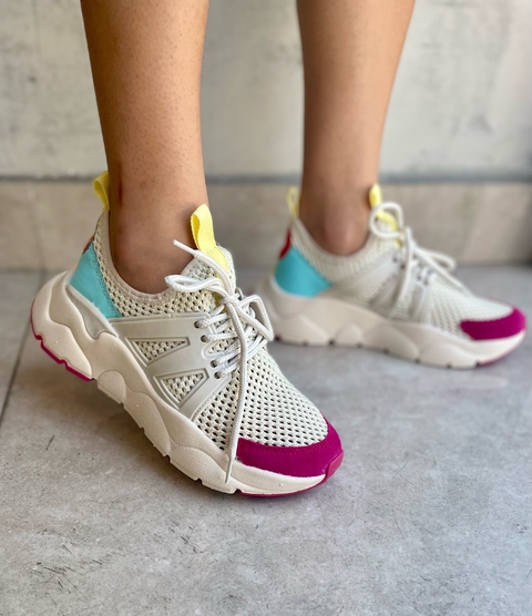 Tênis Conforto Knit Kara D'Santa