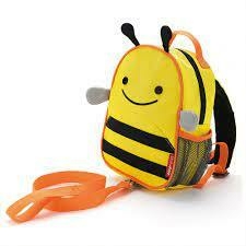 MOCHILA SKIP HOP CON ARNÉS ABEJITA - comprar online