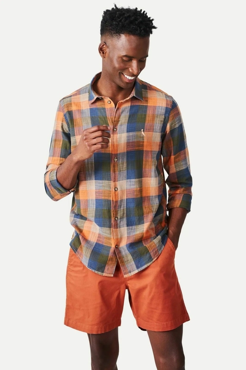 Camisa Ml Flame Xadrez Atacama - comprar online