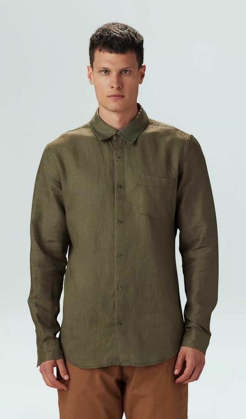 Camisa Masc Classic Linen Ml - comprar online