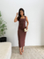 Vestido Leone marrom