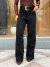 Wide jeans black